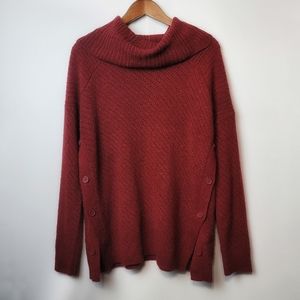 Lucky brand wool button sweater